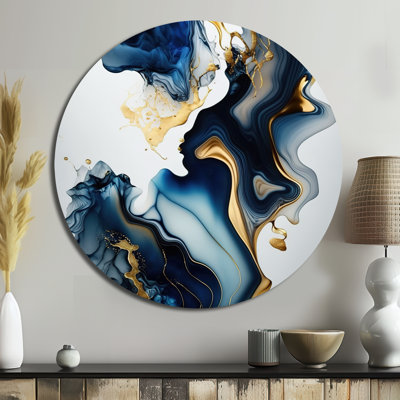 Framlingham - Abstract Round Metal Art