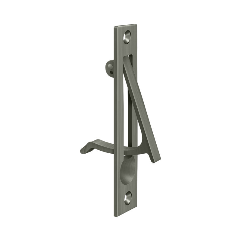 Deltana EP475U15A Edge Pull, 4" x 3/4" in Antique Nickel, Antique Nickel