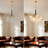 Modern 4 - Light Cluster Glass Chandelier Dimmable