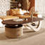 Table basse en bois massif clair wabi-sabi-110652987-110652984