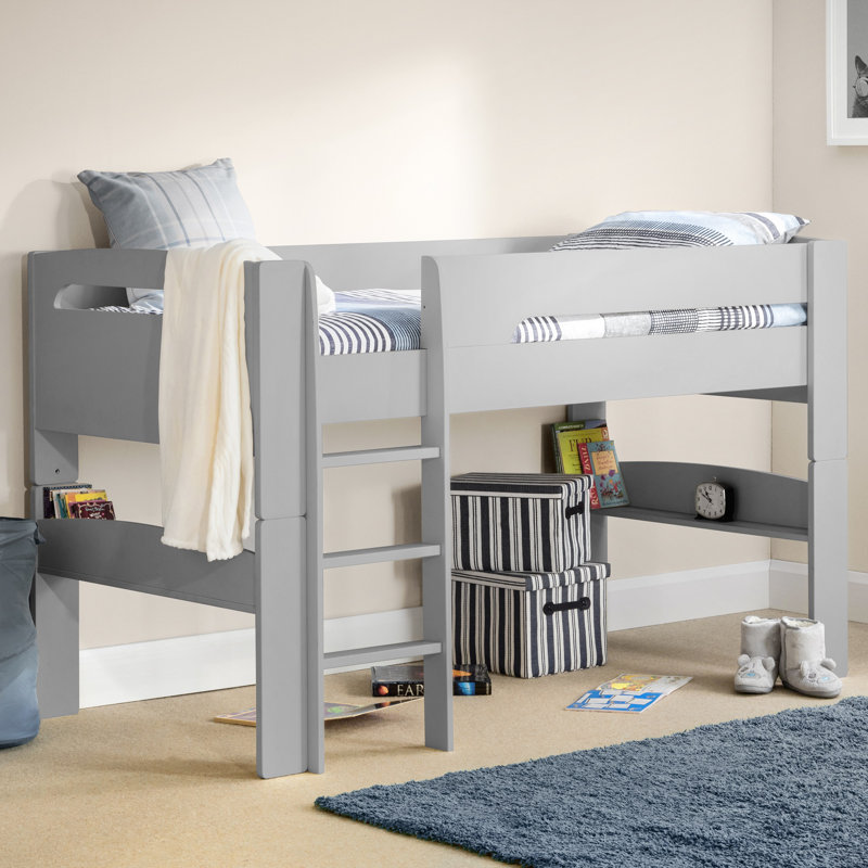 Lilianna Single (3') Mid Sleepers, No Curtain, Grey, No Curtain