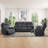 3-Piece Modern And Overstuffed Chenille Power Reclining Living Room Set