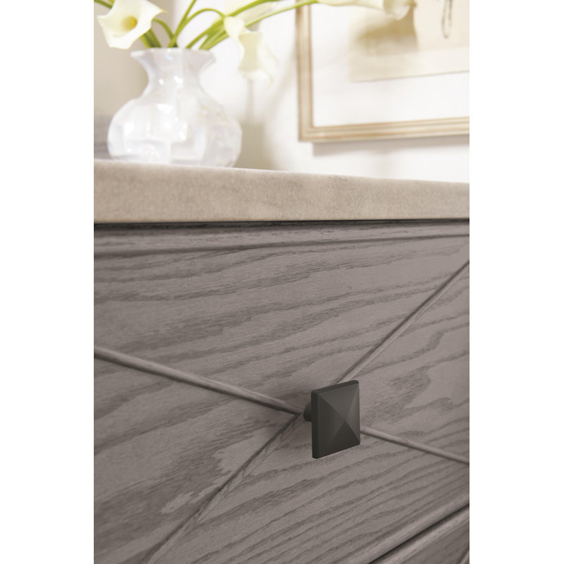 Poignée d'armoire noire extensible de 1-1 / 2 po (38 mm) de longueur - paquet de 10, Noir mat, 1 1/2"