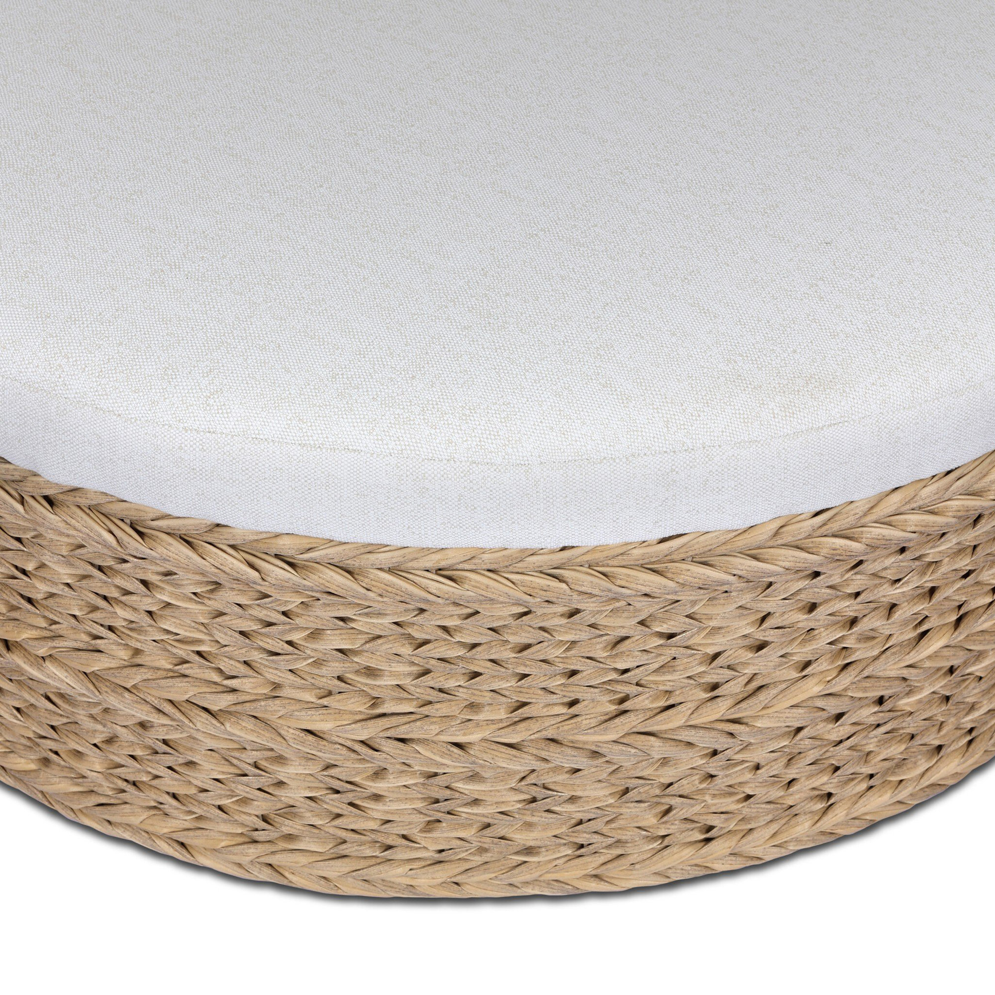 Rowan Outdoor Ottoman with Cushion