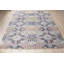 Tapis gris en laine noué à la main Laine-1426034842