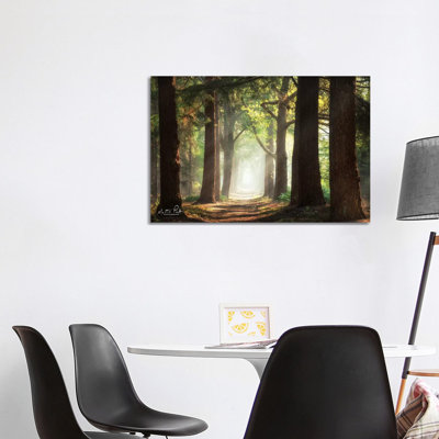 «Fresh Green Forest» par Martin Podt - photographie sur toile tendue