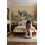 Papier peint décoratif amovible de style fresque antique vintage, portrait ornemental-352031202-352031203