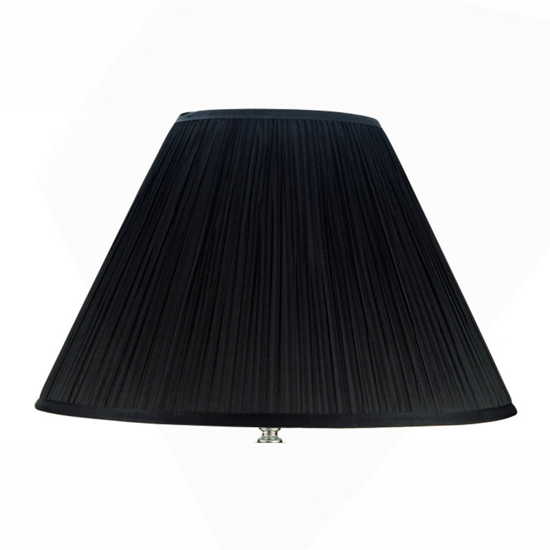 Lampe de table artisanale élégante 1Pc, Black, Noir / argenté, Rotary Socket