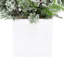 Snow Flocked Holiday Arrangement with Pinecones