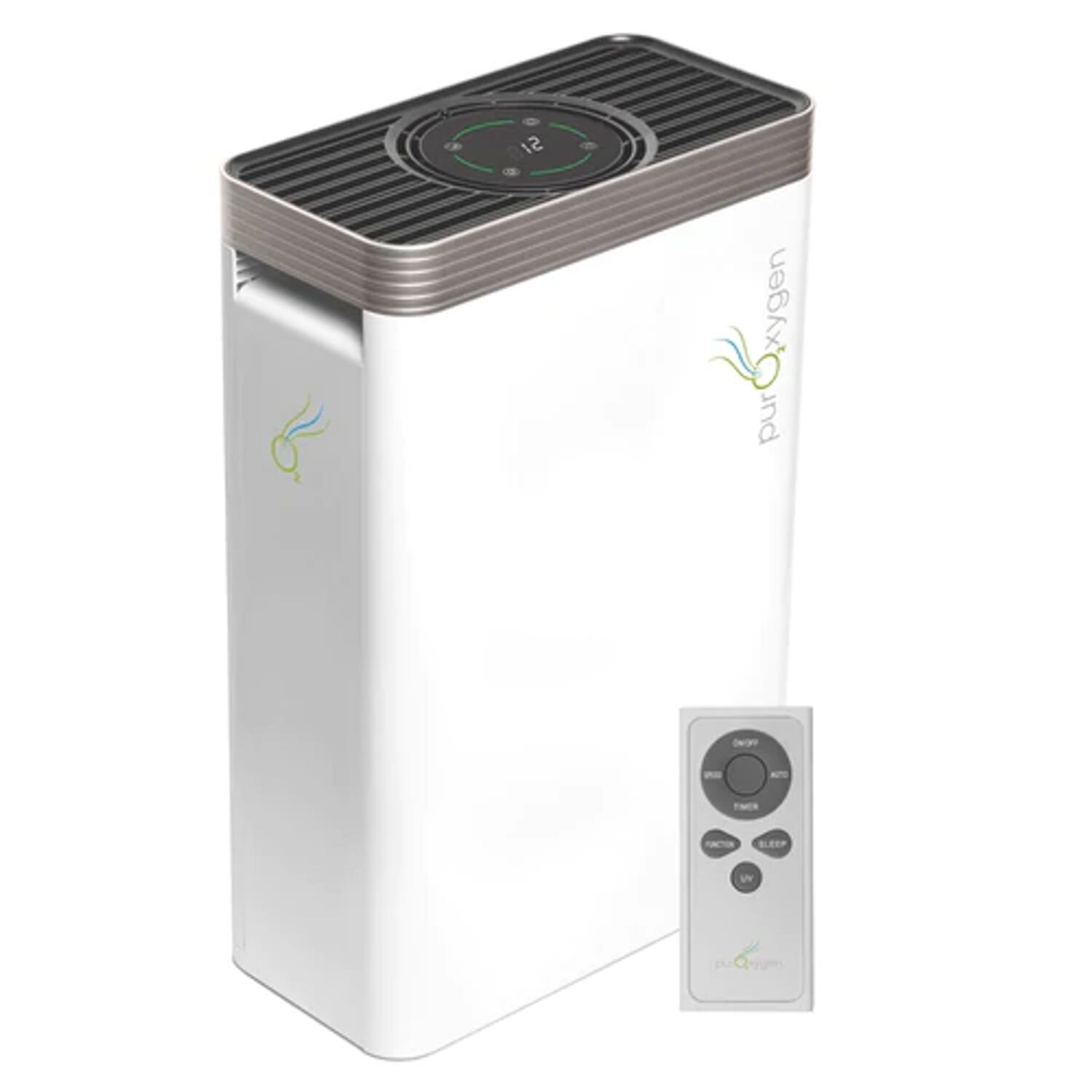 PureOxygen Console Air Purifier with True HEPA Filter for 1650