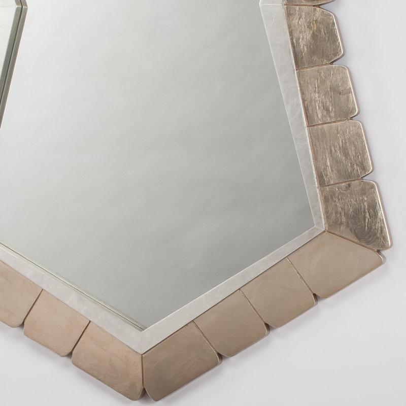 Flat Engineered Wood Wall Mirror