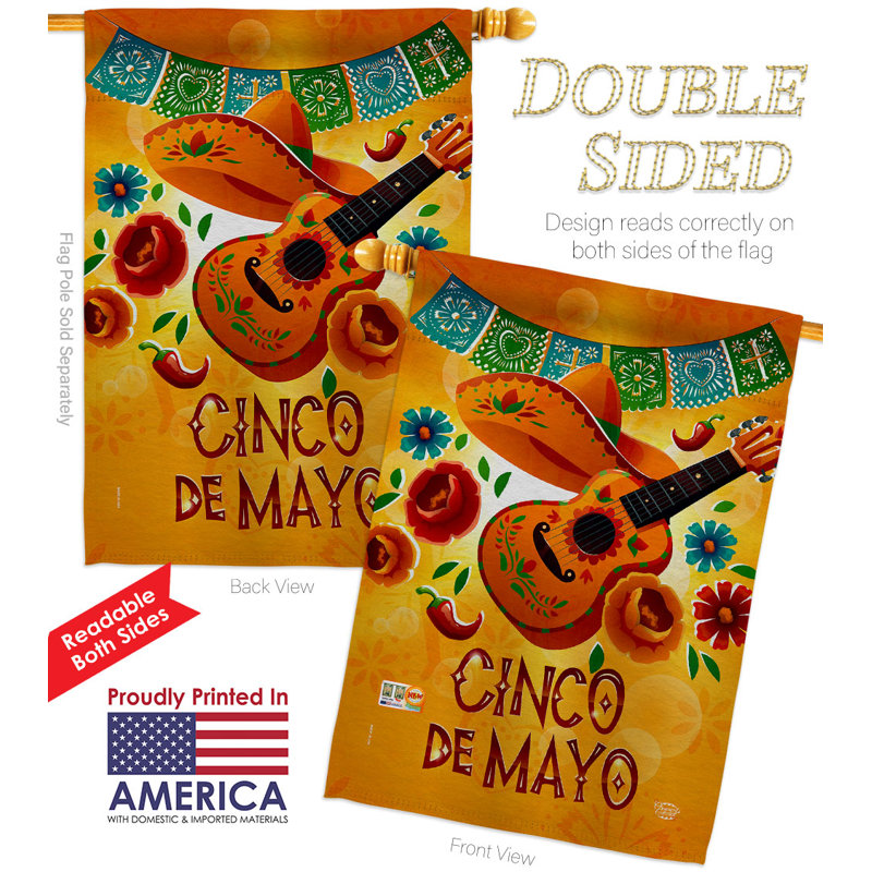 Drapeau de jardin Dance De Mayo, H 40 po x l 28 po
