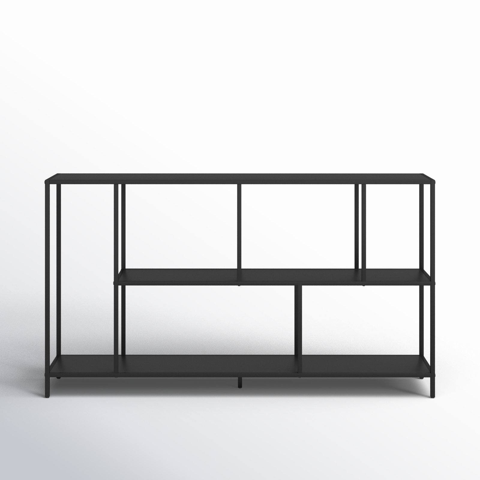 Level 52'' Console Table, Blackened Bronze