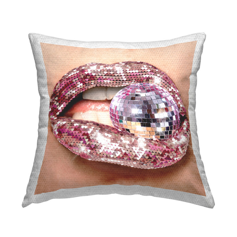 Coussin décoratif extérieur Biting Disco Ball