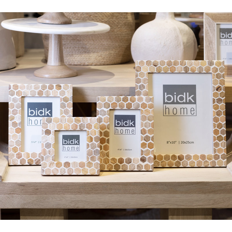 Cadre photo simple en bois Hidemi, 4 po x 6 po