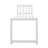 12.6x10.2" Solid Wood Folding Chair Wall-mounted