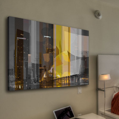 «Down Town», reproduction d'art sur toile tendue