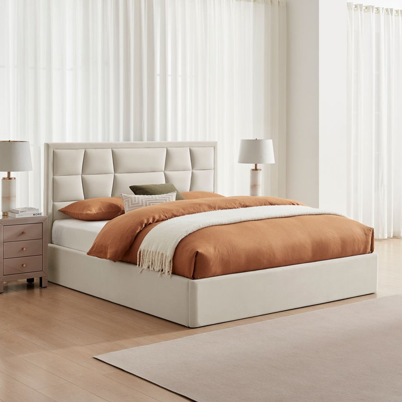 Upholstered Ottoman Storage Bed