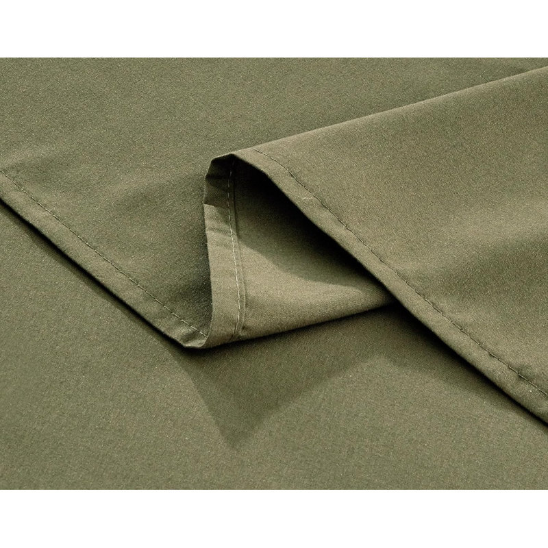 6-Piece Brushed Microfiber Bed Sheet Set, Olive Green, Cal King Sheet Set with 5 Additional Pieces