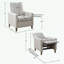 Fauteuil inclinable rembourré Tannehill
