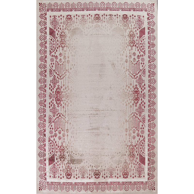 Tapis oriental géométrique transitionnel turc 3 x 5, Rectangle 9 pi 10 po x 13 pi 1 po