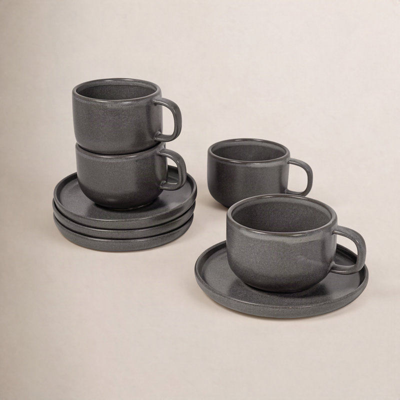 Ensemble de 4 tasses Parkview, 2,53 oz liq., Noir