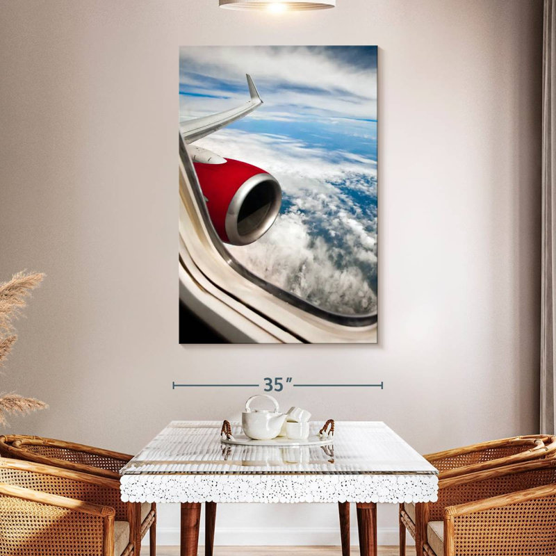 Mehar Plane Window View, 51" H x 34" W