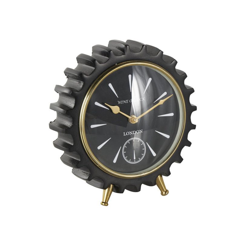 Horloge Cole and Gray, H 8,7 po x l 8,05 po x P 3,6 po
