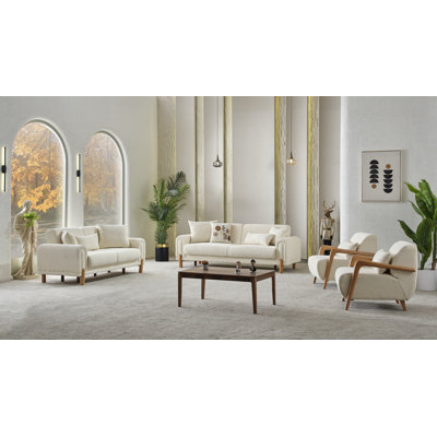 Kutluk 4- Piece Living Room Set