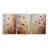 Floral Study Series C -Set Of 3 Gallery Wrapped Canvas -Ready to Hang-107311365