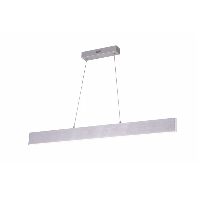 Furey 1 - Light LED Kitchen Island Pendant, Aluminium