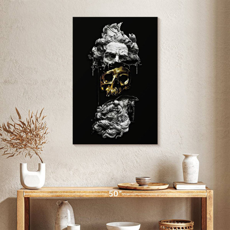 Leisha Hidden Skull, 36" H x 24" W