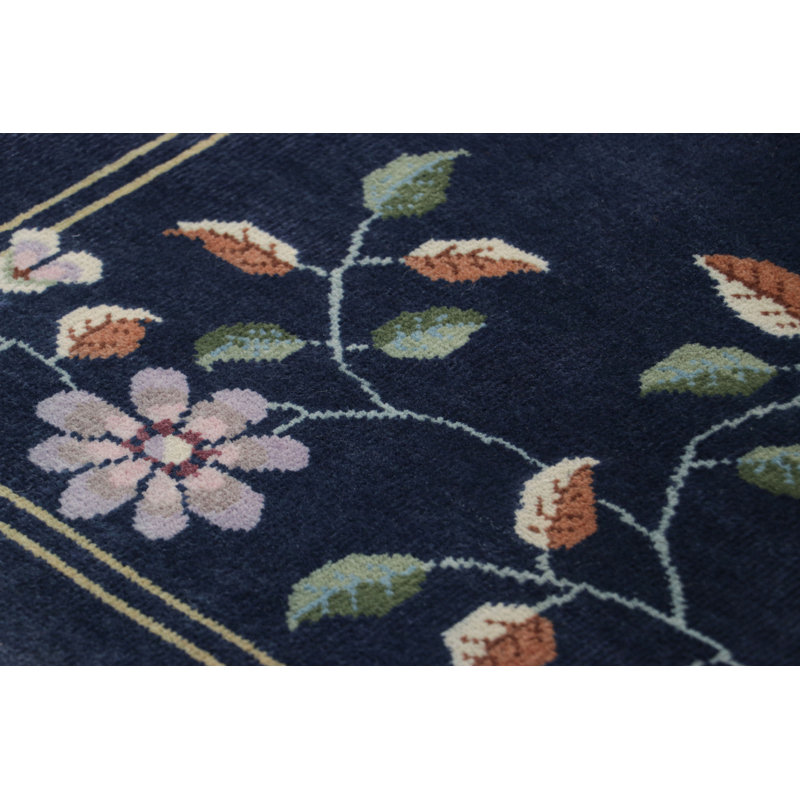 One-of-a-Kind 2'x3' Hand Knotted Area Rug