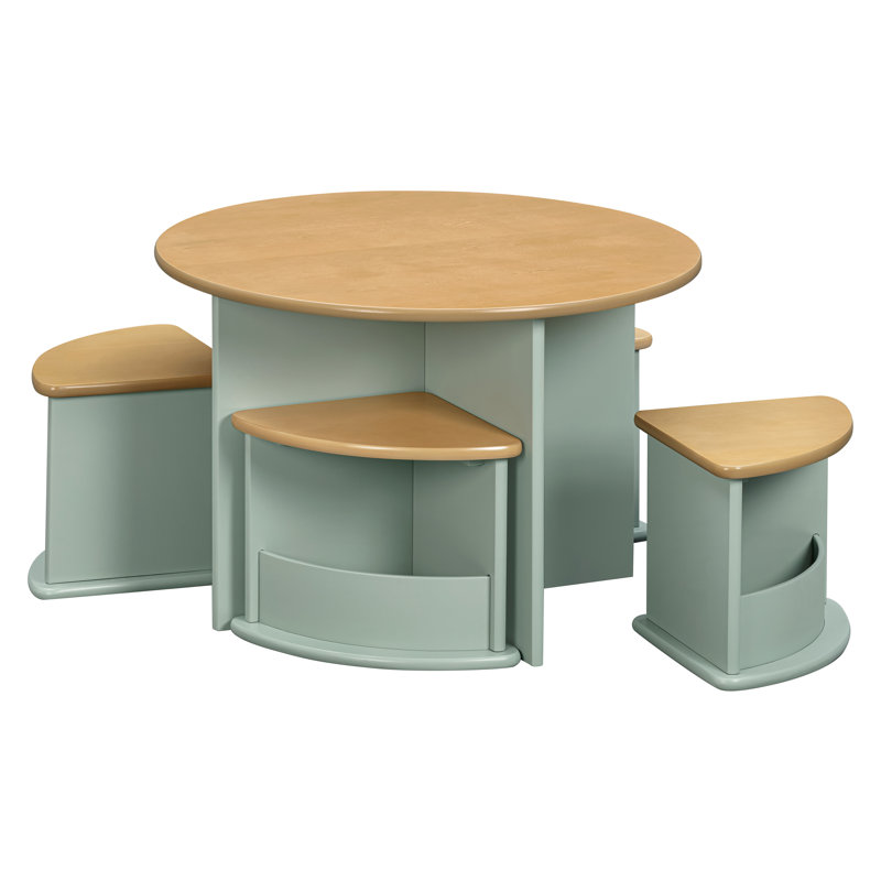 Nessa Nesting Play Table, Light Sage and Honey