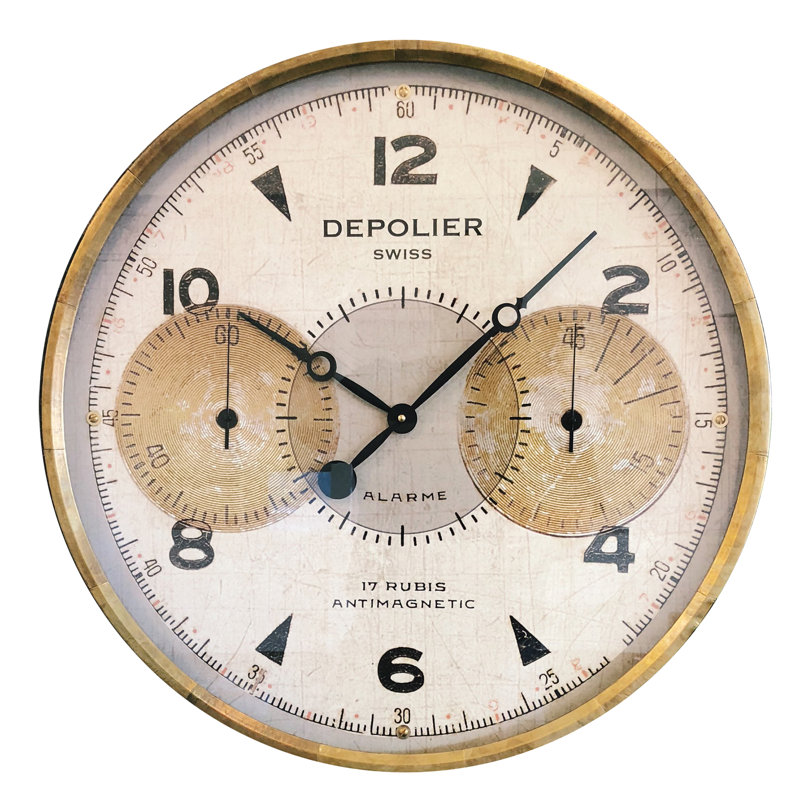 Metal Wall Clock, Large