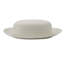 Swirl White 9 in. Covered Butter Dish