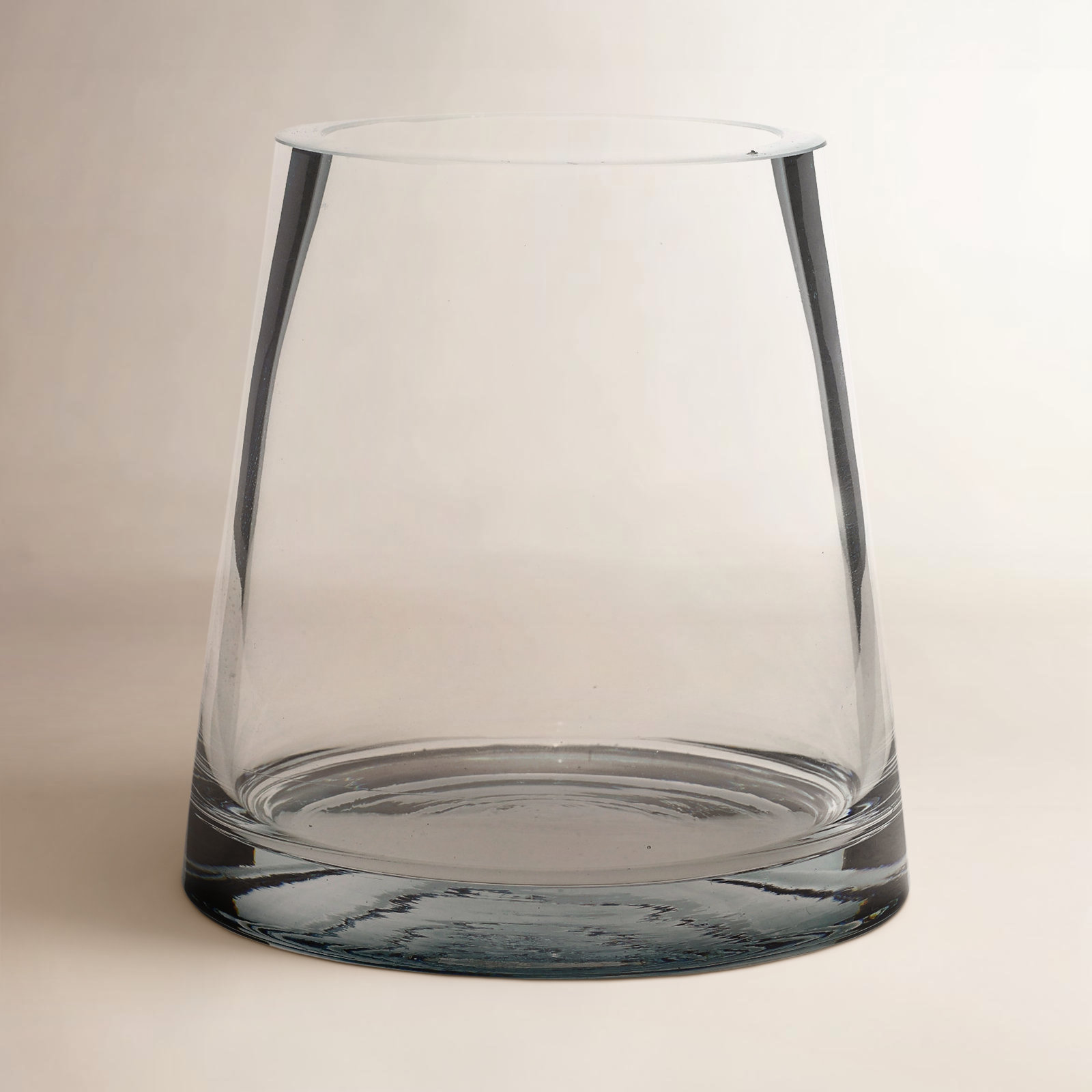 Eske Handmade Glass Table Vase, 6" H x 5.7" W x 5.7" D
