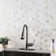 Angora Hexagon 11.75" x 12" Polished Marble Mosaic Floor and Wall Tile