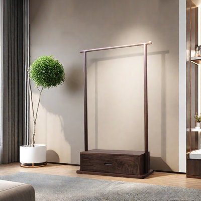 Imported Solid Wood Coat Rack with Stylish
