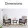 Gaetanino Wicker Rattan Outdoor Rocking Chair Set with Side Table (2 chairs and 1 side table)