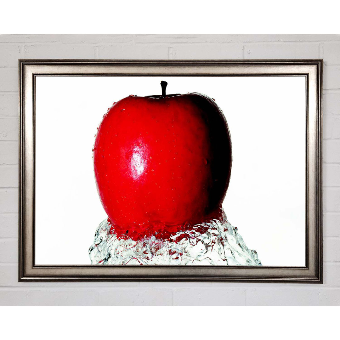 Red Apple Wave - Druck