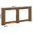 Narrow Console Table Behind Couch, Fluted Skinny Entryway Table, Long Slim Sofa Table-753591319