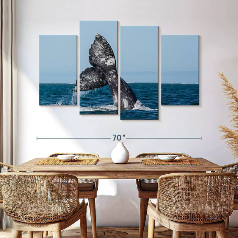 Queue de baleine grise Brampt, H 42 po x l 68 po