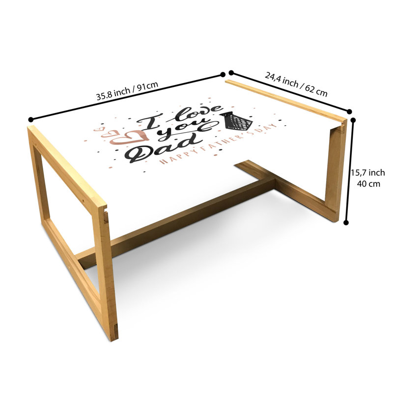 Kailee Sled Coffee Table, 40cm H x 91cm W x 62cm D