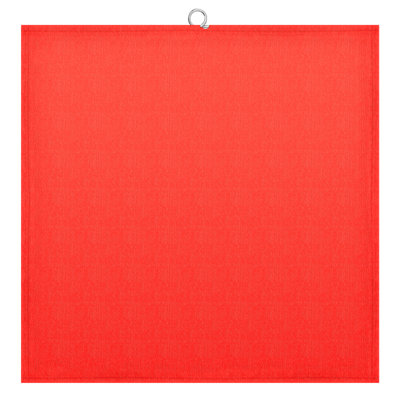 Ensemble de housse de pliable en nylon 2 côtés 16,5 x 17,5 po brillante red safety