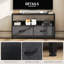 TV Stand Cabinet With 2 Foldable Drawers-894849577