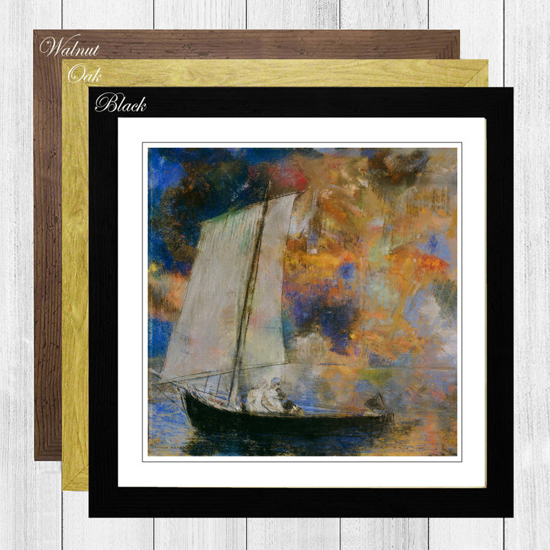 Odilon Redon - Single Picture Frame Painting, Black
