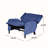 Upholstered Pushback Recliner-782114040