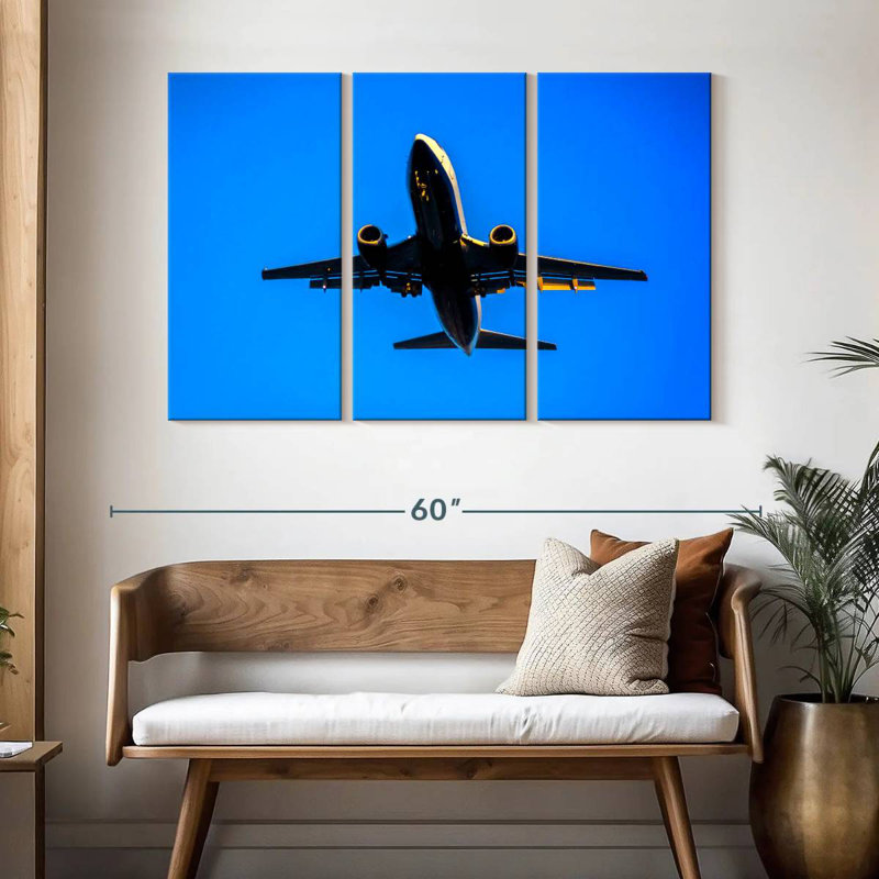 Mehar Boeing 737 Plane, 32" H x 50" W