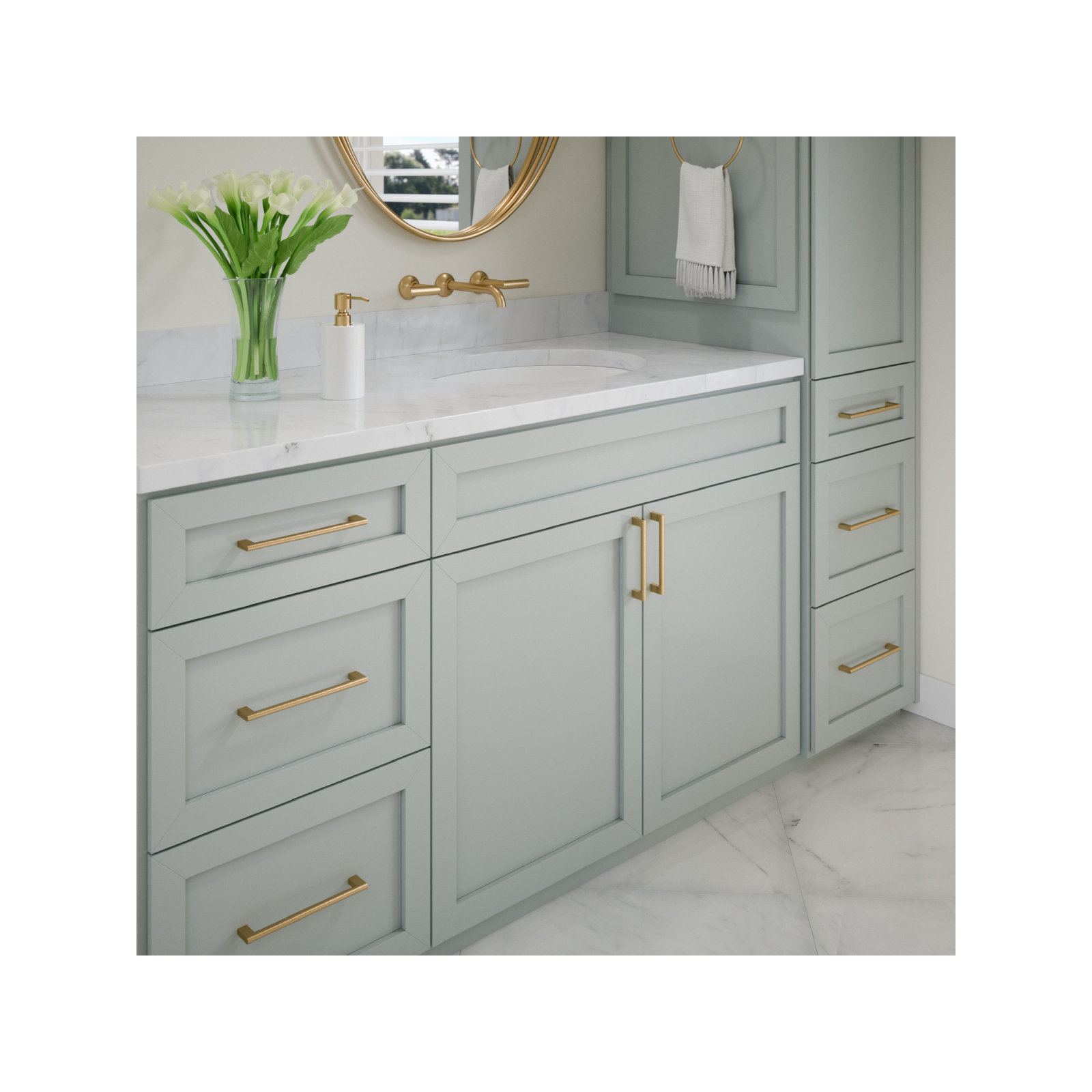 Vail Bar Pull, Satin Nickel, 6"